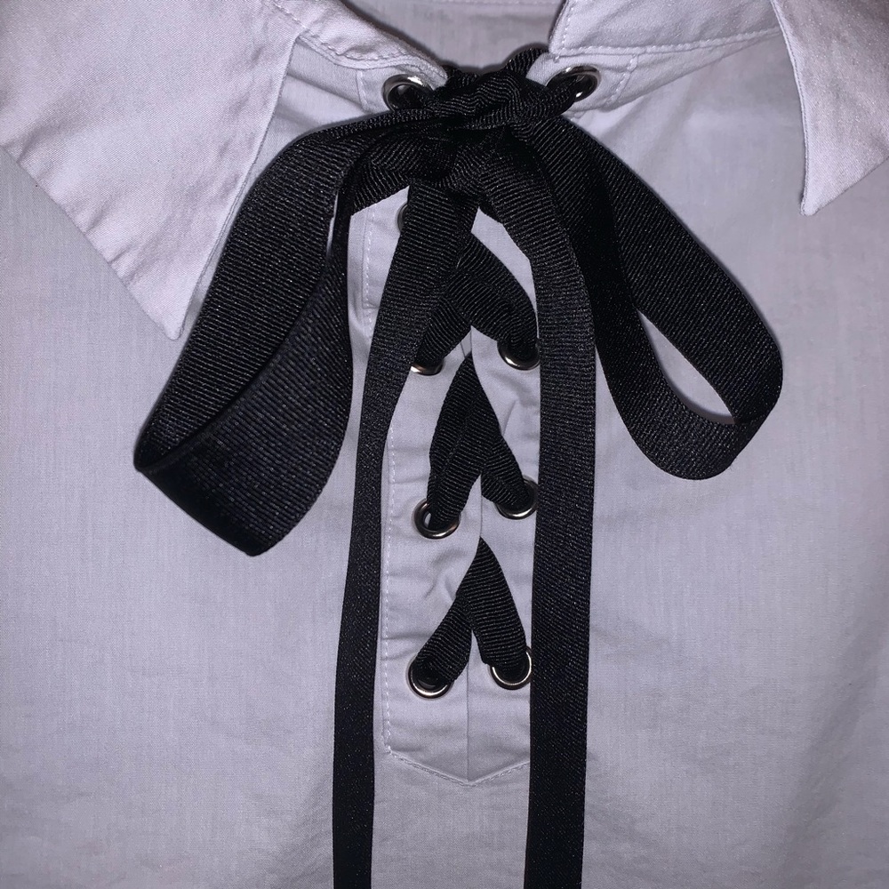 Zara Ribbon Shirt - Picture 2 of 5